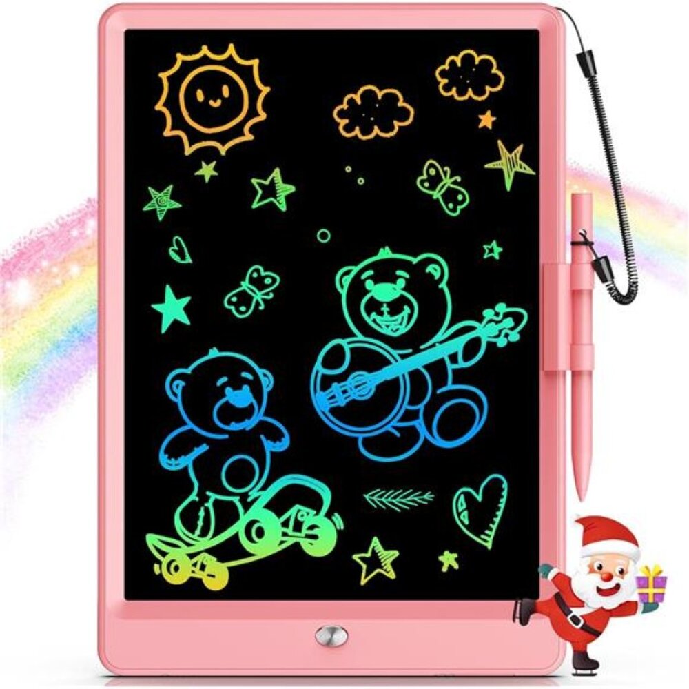 10Inch LCD Writing Tablet for 3-8Year Olds-Electronic Drawing Pad & Doodle Board